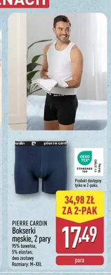 Bokserki męskie Pierre Cardin 2-pak promocja w Aldi