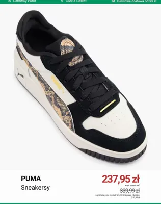Sneakersy Puma promocja w Deichmann