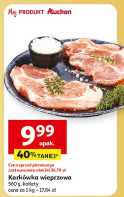 Karkówka wieprzowa promocja w Auchan