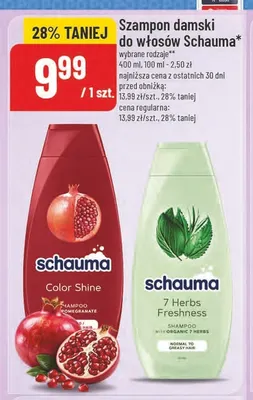 Szampon damski do włosów Schauma 7 Herbs Freshness promocja w POLOmarket