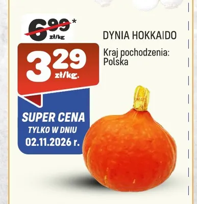 Dynia hokkaido polska promocja w Społem Praga