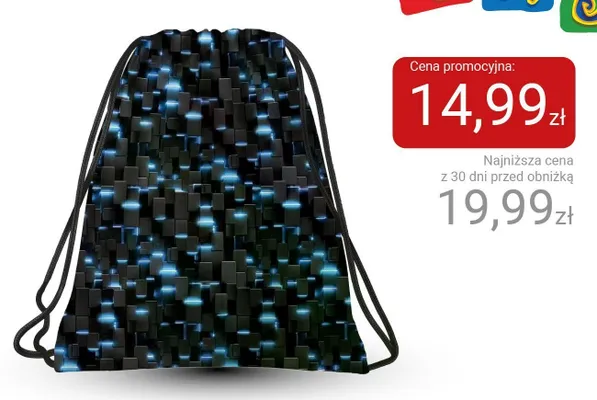 Worek na obuwie BackUp promocja w Smyk