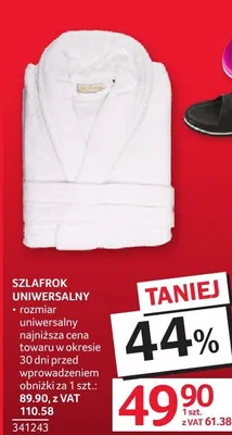 Szlafrok uniwersalny promocja w Selgros