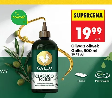Oliwa z oliwek Gallo Clássico Squeeze promocja w Biedronka