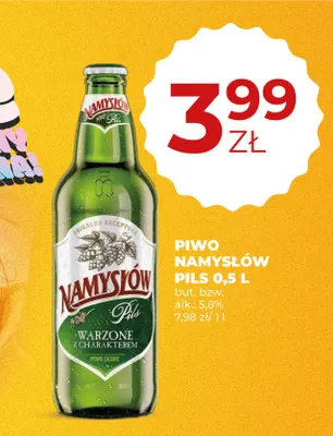 Piwo Namysłów Pils promocja w Duży Ben