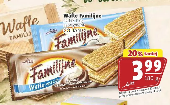 Wafle Familijne promocja w Prim Market