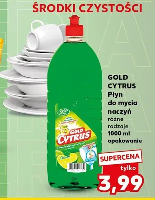Płyn do mycia naczyń Gold Cytrus Lemon promocja w Kaufland