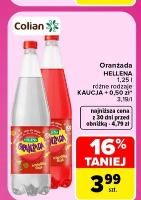 Oranżada Hellena promocja w Carrefour