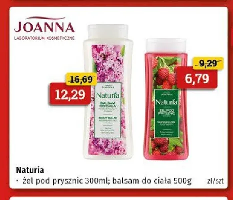 Żel pod prysznic Joanna Naturia promocja w Drogeria Kosmyk