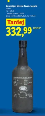 Tequila Casamigos Mezcal Joven promocja w Lidl