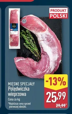 Polędwiczka wieprzowa Mięsne Specjały promocja w Aldi