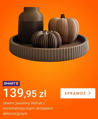Minimalistyczny zestaw dekoracyjny promocja w Allegro