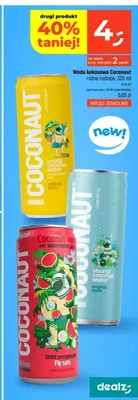 Woda kokosowa Coconaut Pineapple promocja w Dealz