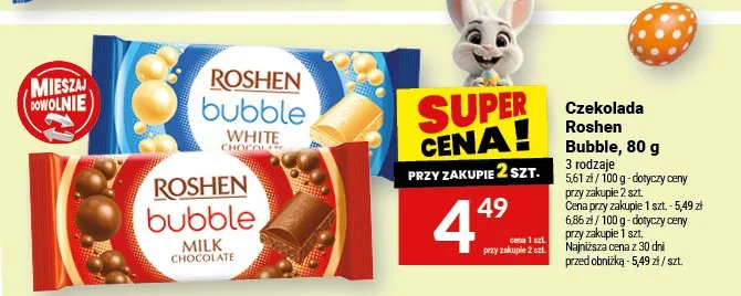 Czekolada Roshen Bubble promocja w Twój Market