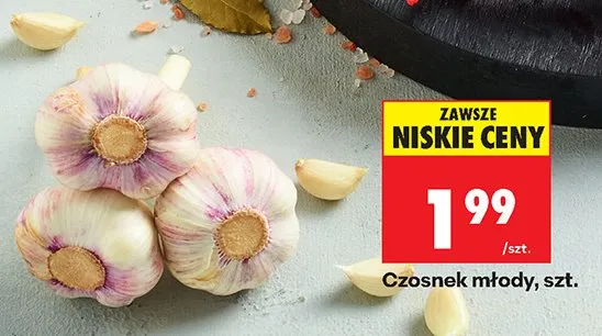 Czosnek młody promocja w Biedronka
