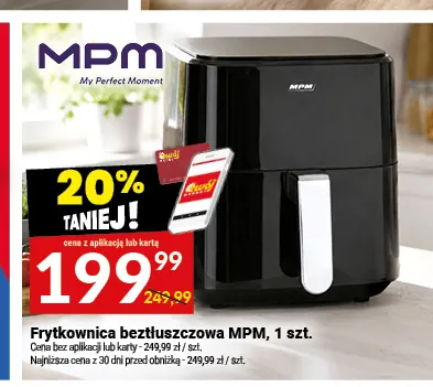 Frytkownica beztłuszczowa Mpm promocja w Twój Market