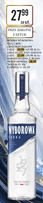 Wódka Wyborowa promocja w Dino