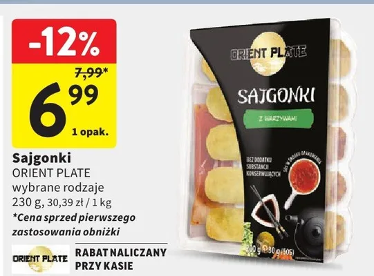 Sajgonki Orient Plate z warzywami promocja w Intermarche