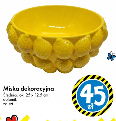 Miska dekoracyjna promocja w Tedi