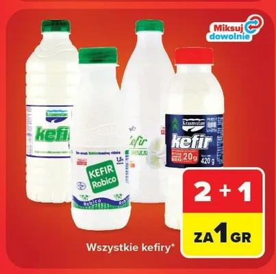 Kefir Krasnystaw promocja w Carrefour