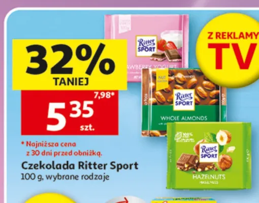 Czekolada Ritter Sport promocja w Auchan