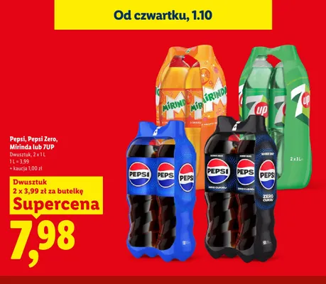 Napój gazowany 7UP 2-pak promocja w Lidl