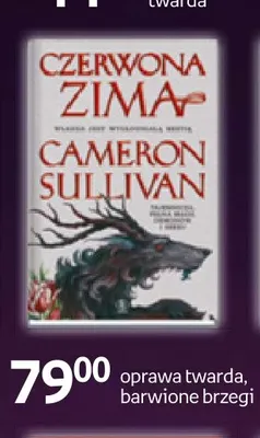 Książka Czerwona zima Cameron Sullivan promocja w Empik