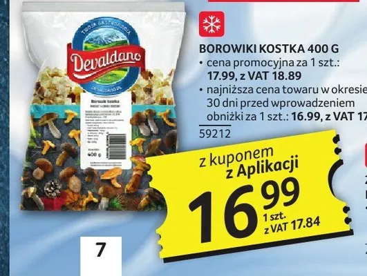 Borowiki kostka Devaldano promocja w Selgros