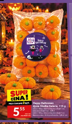 Happy Halloween dynie Słodka Galeria promocja w Twój Market