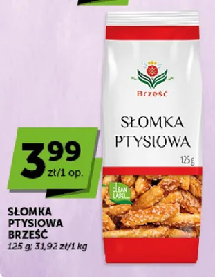 Słomka ptysiowa Brześć promocja w Groszek