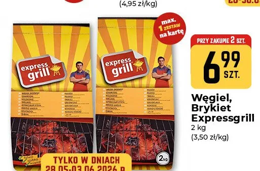 Węgiel, Brykiet Expressgrill promocja w Społem Częstochowa