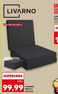 Materac składany Livarno promocja w Kaufland