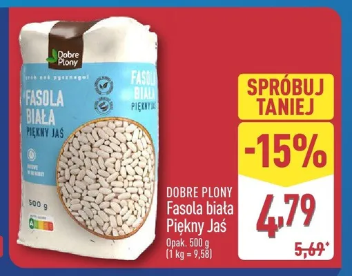 Fasola biała Piękny Jaś promocja w Aldi