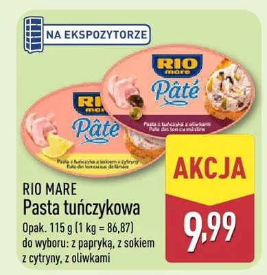 Pasta tuńczykowa promocja w Aldi