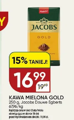 Kawa mielona Gold Jacobs promocja w Chata Polska