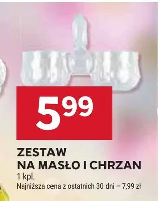Zestaw na masło i chrzan promocja w Stokrotka