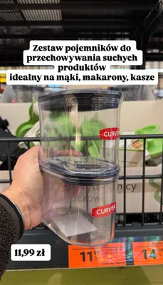 Zestaw pojemników do przechowywania  promocja w Biedronka