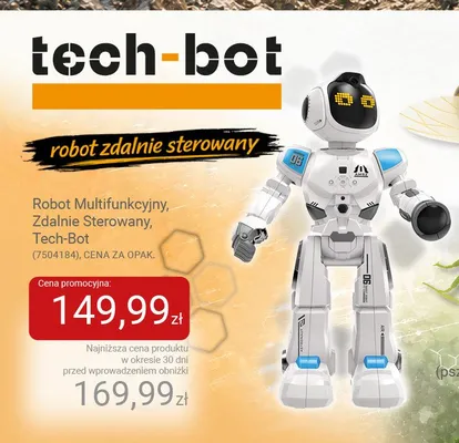 Robot multifunkcyjny zdalnie sterowany Tech-Bot promocja w Smyk