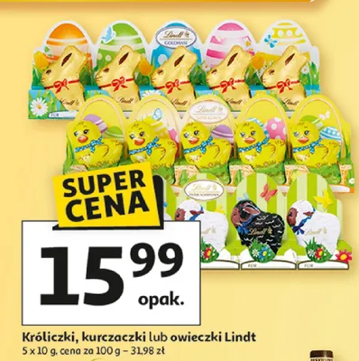 Króliczki, kurczaczki lub owieczki Lindt promocja w Auchan