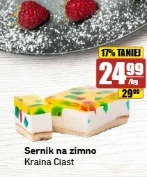 Sernik na zimno Kraina Ciast promocja w API Market