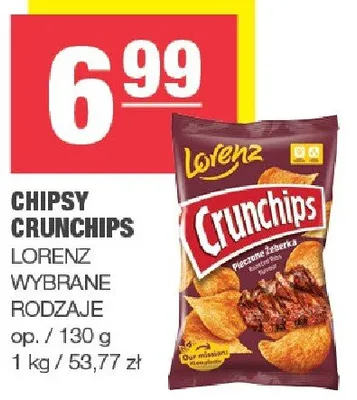 Chipsy crunchips promocja w SPAR
