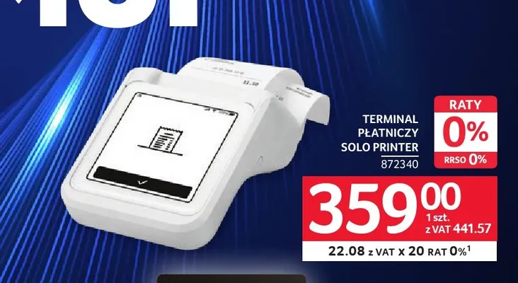Terminal płatniczy Solo Printer SumUp promocja w Selgros