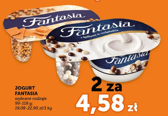 Jogurt Fantasia promocja w Groszek
