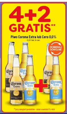 Piwo bezalkoholowe Corona Cero promocja w POLOmarket