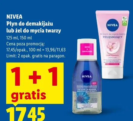 Płyn do demakijażu Nivea promocja w Lidl