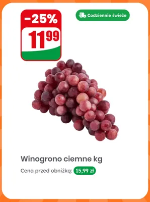 Winogrono ciemne promocja w Dino