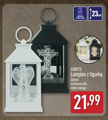 Lampion z figurką Subito promocja w Aldi