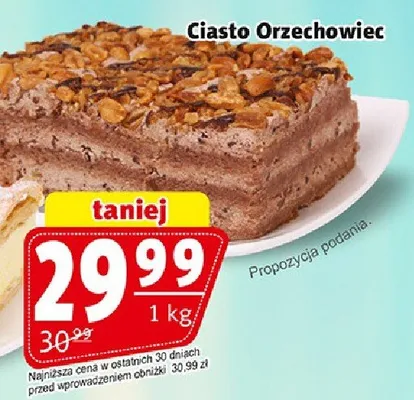 Ciasto orzechowiec promocja w Prim Market