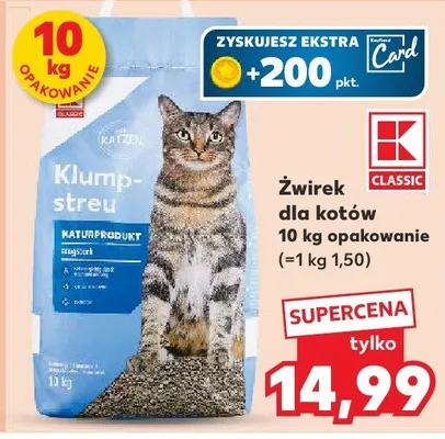 Żwirek dla kotów promocja w Kaufland