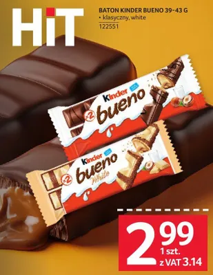 Baton Kinder Bueno 39-43g promocja w Selgros